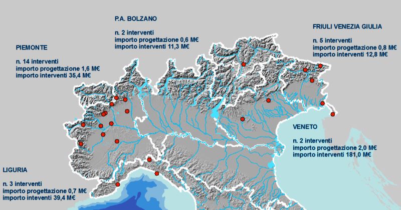 Dissesto Idrogeologico Al Via Progetti In Cinque Regioni