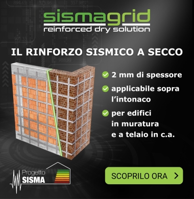 Sismagrid: la prima rete applicabile direttamente sull’intonaco