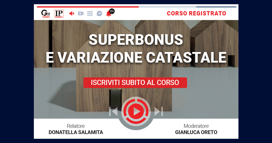 Superbonus e variazione catastale