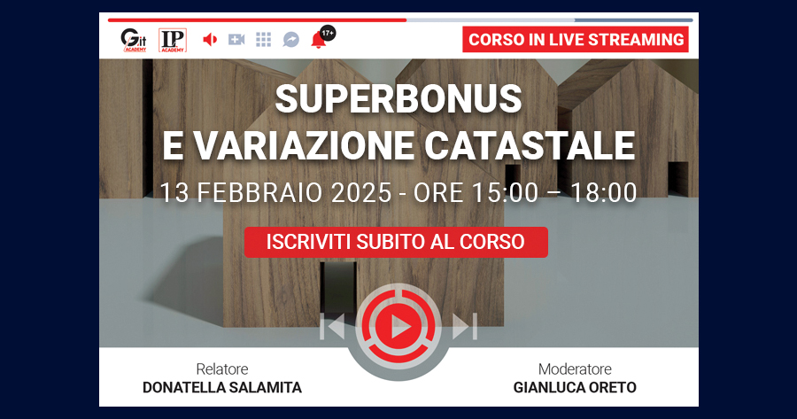 Superbonus e variazione catastale