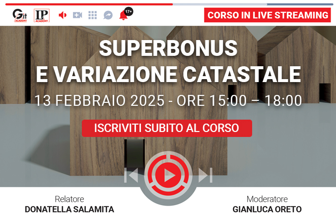 Superbonus e variazione catastale